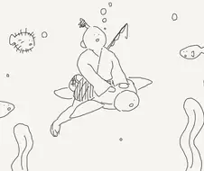 용궁에 가는 만화