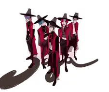 케이팝데몬헌터스) 초기 사자보이즈는 더 게이게이야 같다