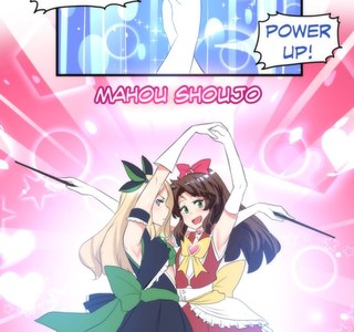 해리와 말포이가 마법소녀로 변신하는 만화.manwha