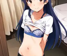 @)AI)후방) 치하야한테 브라를 보여달라고 해봤다