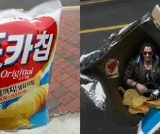 시발 서코에서 과자 받았는데 이물질나옴