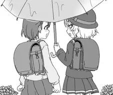 U149@) 치에랑 모모카의 빗길 풍경.jpg