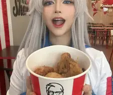 [말딸] kfc와 오구리 코스프레