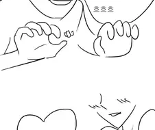 (후방)여자친구 젖꼭지 애무하는 만화