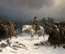 나폴레옹이 러시아에서 후퇴할 때 있었던 일