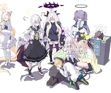 (블루아카)상황이 계속 하렘으로 흘러가는 선생님