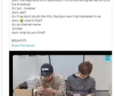 일본망가에서 나오고 한국에서 쓰지만 외국 BTS 팬들이 알게된 근친밈