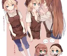 [소녀전선] 상렬이 카페에서 일시키려는 만화.manwha