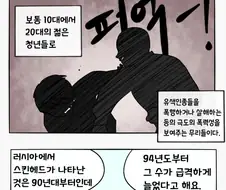 러시아에서 스킨헤드 경험한.manhwa