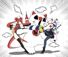 국기소녀) 사이 좋은? 동아시아 3국 Manwha
