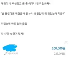 매형의 목숨을 살린 처남