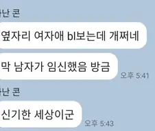 옆자리 여자애가 보는 만화