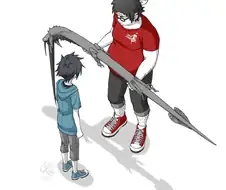 번역)재앙신과 까마귀 텐구와 역린.manhwa