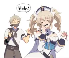 [원신] 위기에 처한 바바라.manhwa