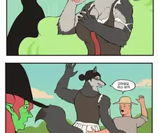 인간을 괴물로 바꾸는 끔찍한 저주를 거는 마녀 만화.manhwa