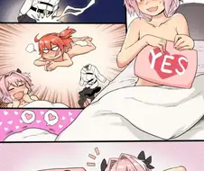 (FGO)구다코와 아스톨포가 같이 자는 만화