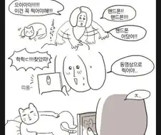 고양이 키우는 사람은 공감하는 만화.Manhwa