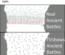 실제 전쟁 VS 영화나 드라마에 나오는 전쟁