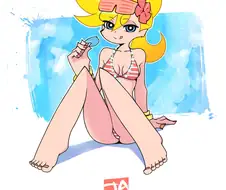 [팬스가] 미국카툰풍이라 안 꼴리는 팬티쨩