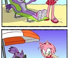 해변가에서 과감하게 옷을 벗........manwha