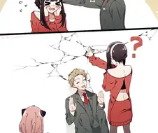 스파이패밀리) 벽꿍해보는 포저 부부