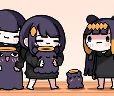버튜버)마마니스와 언니니스에게 타코다치 뺏긴 이나
