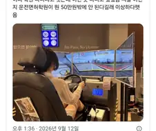 내 친구 운전면허 3수 했는데 이런 곳 다니고 있었음.