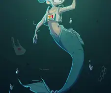 [ 만화] 작은 인어소녀