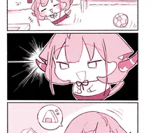 블루아카)아루냥이 라멘집을 돕는.MANGA