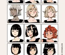 던전밥)캐릭터 디자인 잘 한 증거