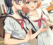누가봐도 백합할거같은 짤.manga