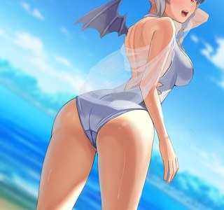 (블루아카,후방)미식으로 단련된 음란한 몸매