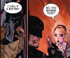 할리퀸이 드물게 정색하는 장면