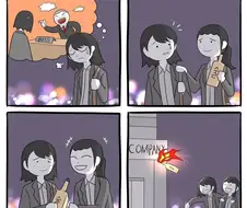 직장에서 받은 스트레스는 술로 풀어야지.manhwa