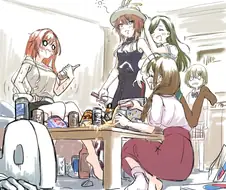 @) 빵집 노처녀들의 술자리.manga