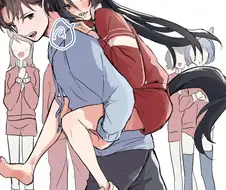 말딸) 트레이너에게 업힌 샤커.