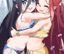 블루아카) 수영복 입고 유혹하는 유우카