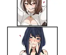버튜버) 키스하는 무메이와 크로니.manga