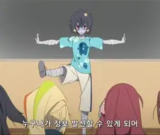 애니속 좀비의 모습