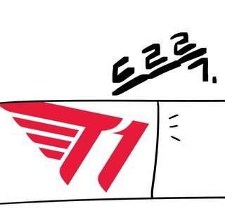 롤드컵 4강에서 T1과 젠지가 만나는 만화