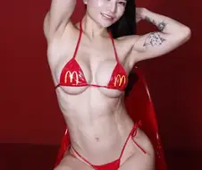 맥도날드 비키니 누나