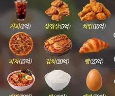 이 음식들을 평생 포기하면 돈을 드립니다