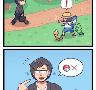 포켓몬) 눈이 서로 마주치면 배틀!!! 만화.manhwa