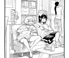 십수년만에 집에 온 아빠 드래곤이 볼 장면.manhwa