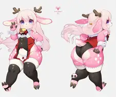 [퍼리] 귀여운 사슴 아가씨