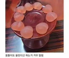 3살 손주가 올린 차례상