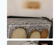 기계가 불량이라서 테이블이 망가졌어요!