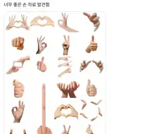 "너무 좋은 손 자료 발견함"