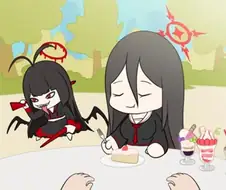 [블루 아카이브] 그만 먹어, 하스미!