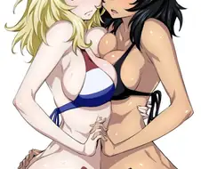 수영복 때문에 싸우는 manhwa